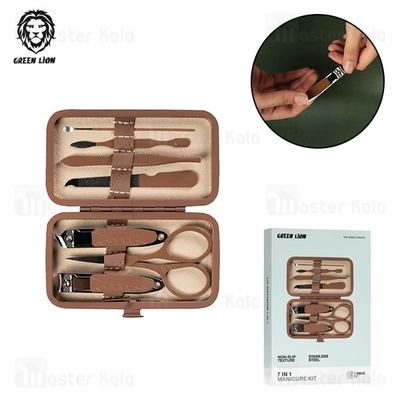 ست 7 عددی مانیکور گرین لاین Green Lion Manicure kit GN7PCMNCR