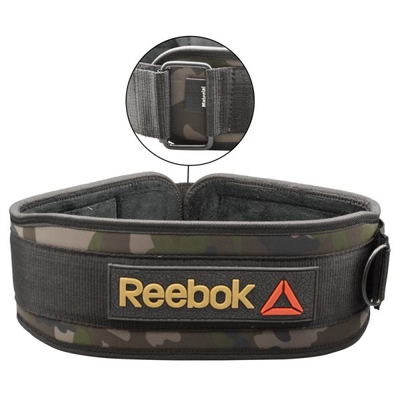 کمربند بدنسازی ریباک مدل ELM-404D0661 چسبی چریکی سبز
