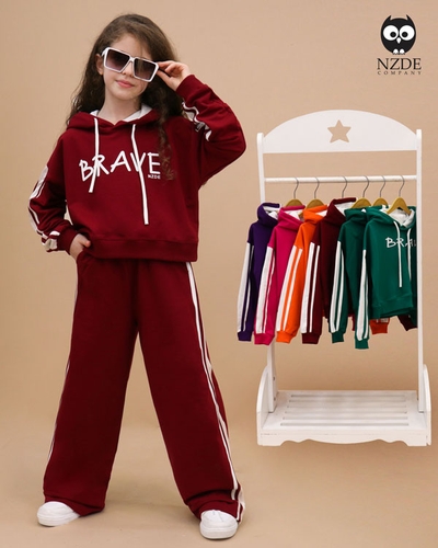 هودی کراپ شلوار بگ BRAVE NZDE