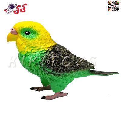 فیگور حیوانات مرغ عشق سبز اسباب بازی Budgerigar 1077