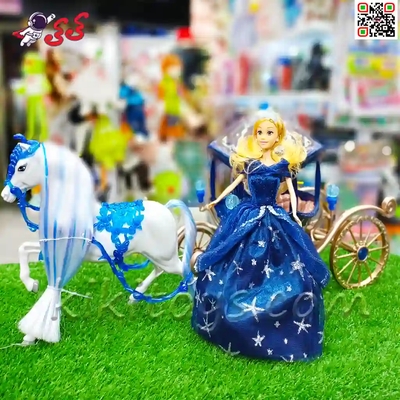 کالسکه و اسب اسباب بازی و باربی پرنسس PRINCESS CARRIAGE 372A