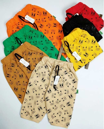  شلوارک بچگانه طرح دار اسپرت 832