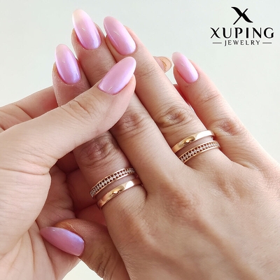 رینگ دولاین نگین‌دار ژوپینگ