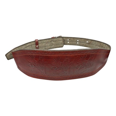 کمربند بدنسازی پارسیان مدل Hom-402M1340 بالشت دار سگکی زرشکی