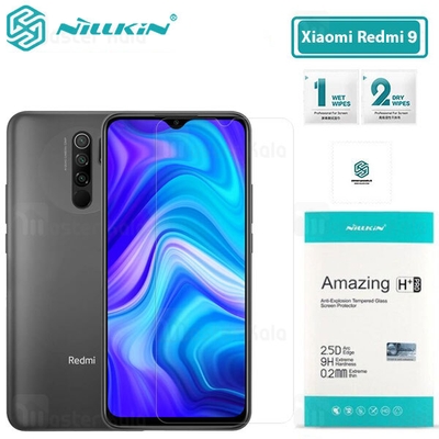 گلس نیلکین شیائومی Xiaomi Redmi 9 / Poco M3 Nillkin H+ Pro