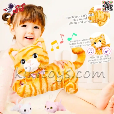 گربه اسباب بازی سنسوری و موزیکال با بچه CAT PETS 93381E