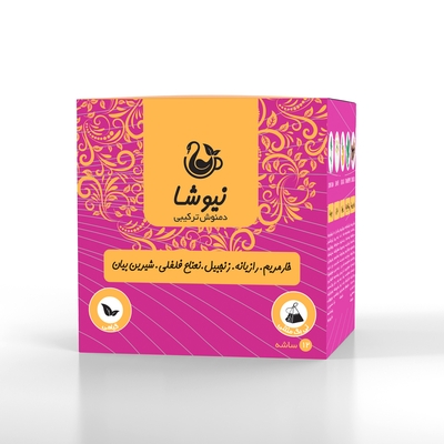 دمنوش خارمریم،رازیانه،زنجبیل، نعناع‌فلفلی،شیرین‌بیان