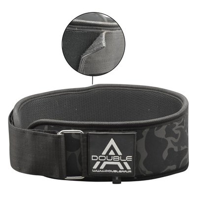 کمربند بدنسازی دبل ای مدل ۴۰۴D0571 چسبی چریکی مشکی