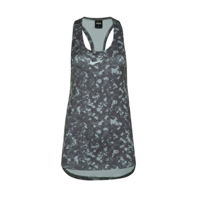 تاپ ورزشی زنانه نایکی مدل MuB-195 چریکی طوسی روشن