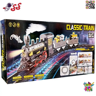 قطار اسباب‌بازی دودزا با ماشین‌های فلزی راه‌سازی – ماجراجویی مهیج روی ریل TRAIN 5812