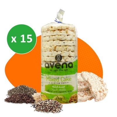 پکیج سیس رایس اونا رژیمی طعم چند غله کارتن ۱۵ بسته ای