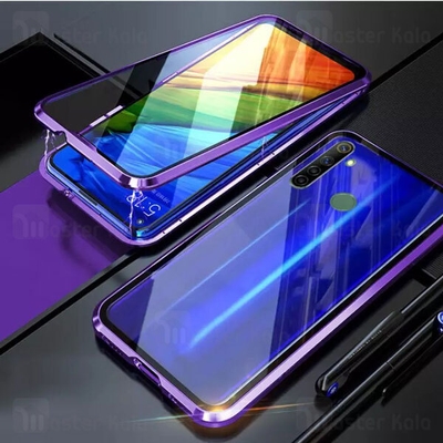 قاب مگنتی 360 درجه Realme 6i Magnetic 2 in 1 Case دارای گلس صفحه