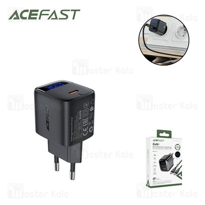 شارژر دیواری ایس فست ACEFAST A115 PD30W GaN Fast Charger توان 30 وات