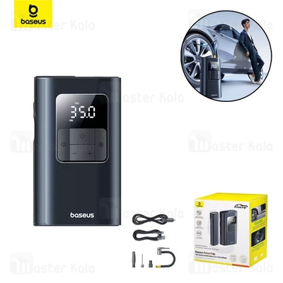 پاوربانک و کمپرسور باد بیسوس Baseus VA1 PrimeTrip 2 in 1 Tire Inflator C11169001121 دارای چراغ قوه