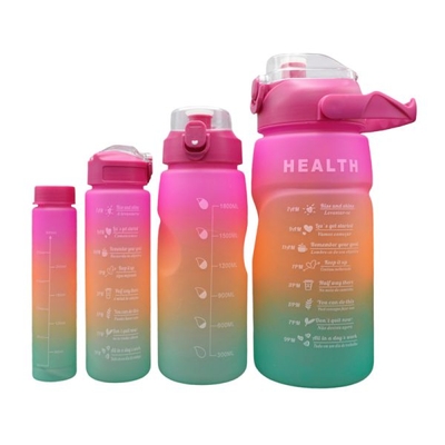 جاگ واتر و قمقمه چهار قلویی مدل Health