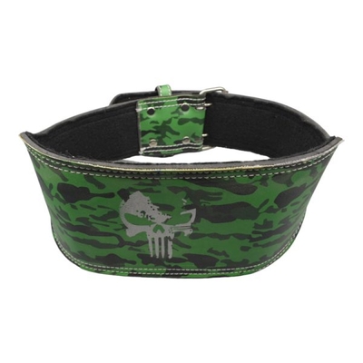 کمربند بدنسازی پانیشر مدل GDS-18523 سگکی چریکی سبز