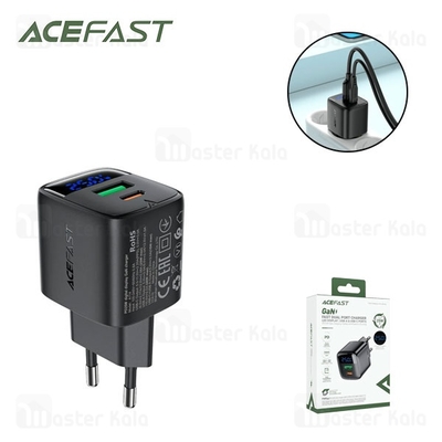 شارژر دیواری ایس فست ACEFAST A114 PD25W GaN Fast Charger توان 25 وات