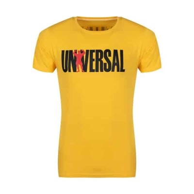 تیشرت ورزشی مردانه یونیورسال مدل GB-Train زرد