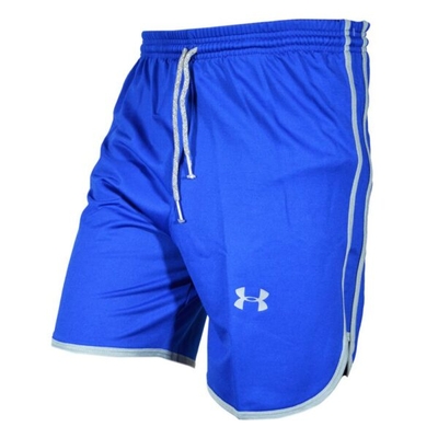شلوارک ورزشی مردانه آندر آرمور مدل ۹۹۱۲ آبی DS خط طوسی