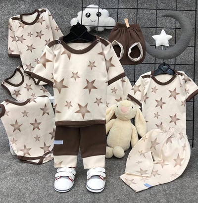 سیسمونی تیکه باز نوزادی ستاره قهوه ای IL