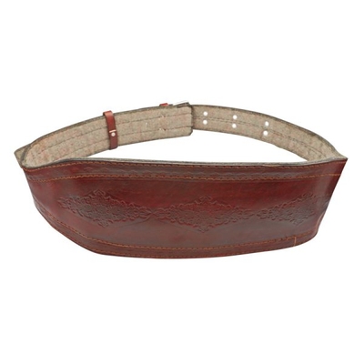 کمربند بدنسازی اسلیمی مدل Hom-402M1330 بالشت دار سگکی زرشکی