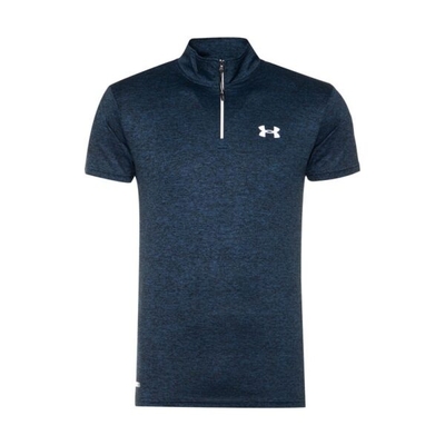 تیشرت استرج ورزشی مردانه آندر آرمور مدل NIM ZIP-069 آبی