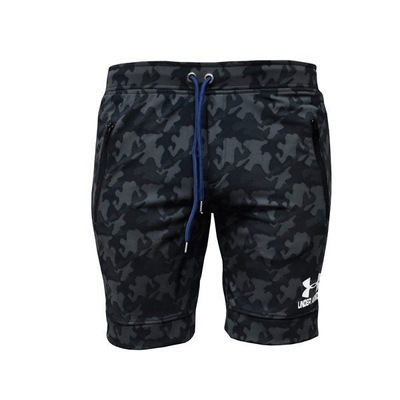 شلوارک ورزشی مردانه آندر آرمور مدل NM-12 چریکی سرمه‌ای