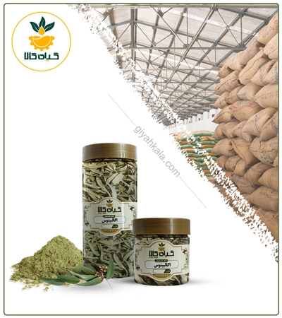 گیاه اکالیپتوس خشک یا پودری بسته بندی شده