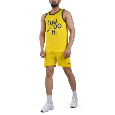 ست رکابی و شلوارک ورزشی مردانه نایک مدل PY-JDI-4C0448 زرد