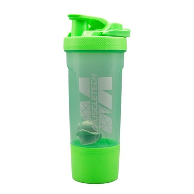 شیکر ورزشی دو تیکه ماسل تک  مدل Kia رنگی درب ضامنی ظرفیت ۰.۷ لیتر