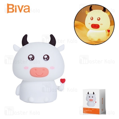 چراغ خواب سیلیکونی فانتزی بیوا Biva NL-02 طرح گاو