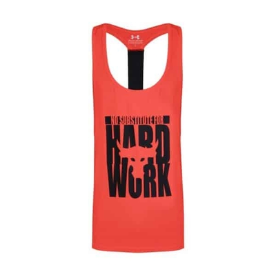 رکابی ورزشی مردانه آندر آرمور مدل PY-KESH WORK HARD صورتی