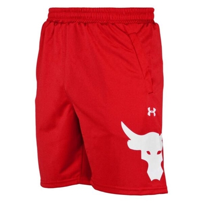 شلوارک ورزشی مردانه آندر آرمور مدل PY-ROCK BIG قرمز