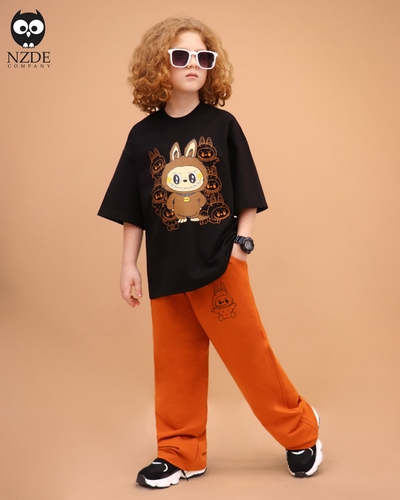 تیشرت بگ استایل و شلوار Labubu NZDE