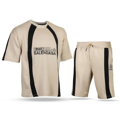تیشرت و شلوارک Bronx_Cream مدل 3642