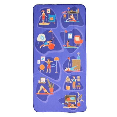 حوله ورزشی مدل Flexibility-403M0595 ابعاد ۱۰۰ در ۴۸ سانتی متر