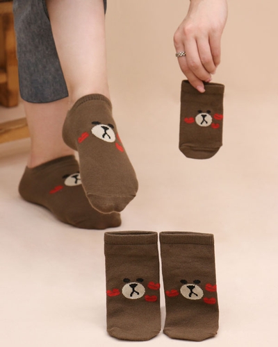 جوراب ست مادرفرزندی خرس NZDE
