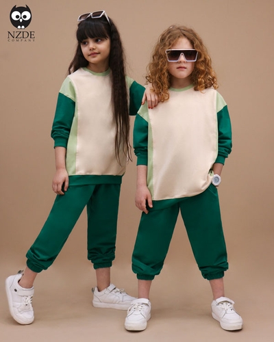 بلوز شلوار تیکه دوزی بگ استایل NZDE