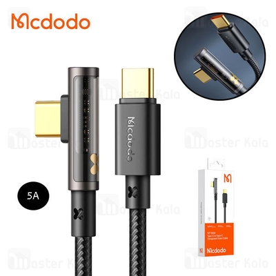 کابل Type C به Type C مک دودو Mcdodo CA-3400 توان 100 وات طول 1.2 متر
