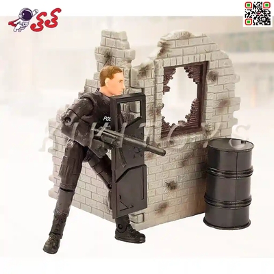 ماکت سنگر شهری و سرباز با تجهیزات نظامی برند 77110A ام اند سی