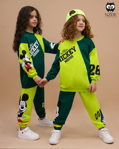 بلوز شلوار پازلی MICKEY MOUSE NZDE