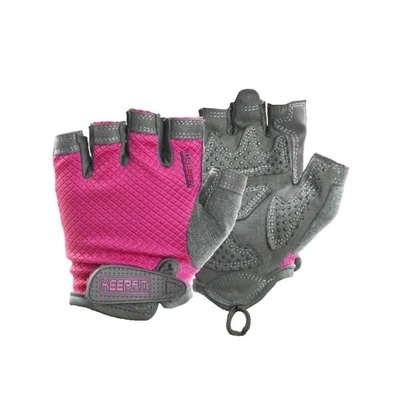 دستکش بدنسازی زنانه کیپ فیت مدل ۴۰۴D0581 صورتی تیره