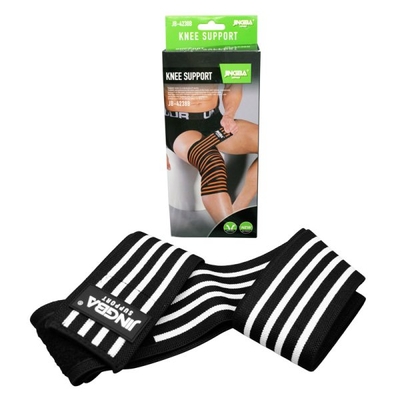 زانوبند پاور لیفتینگ جینجبا طول ۱۸۲ سانتی متر مدل JB-4238B بسته یک عددی