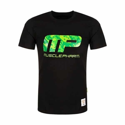 تیشرت ورزشی مردانه ماسل فارم مدل GB-401 مشکی