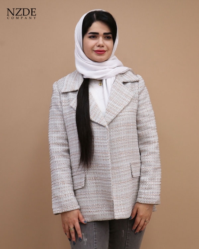 کت زنانه شانل استر دار 377 NZDE