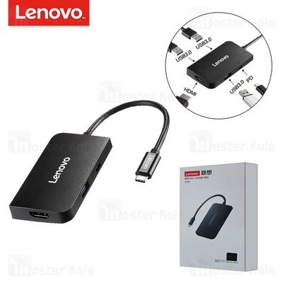 هاب 5 پورت Type C لنوو Lenovo S705 5 in 1 Type C HUB Adapter HDMI PD