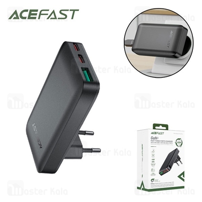 شارژر دیواری ایس فست ACEFAST A100 PD65W GaN Fast Charger توان 65 وات