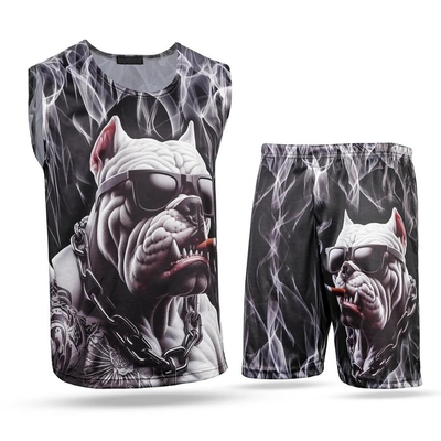 ست رکابی و شلوارک Dog مدل 3645