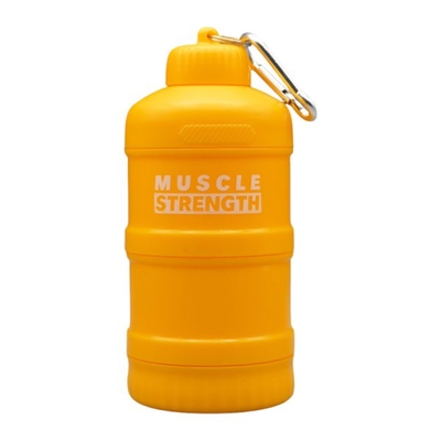 قیف پروتئین وی سه تیکه مدل Muscle Strength ظرفیت ۲۰۰ میلی لیتر