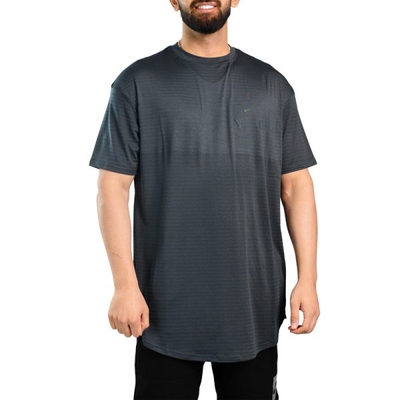 تیشرت ورزشی مردانه نایک مدل سوپر لانگ Mub-1052 طوسی تیره